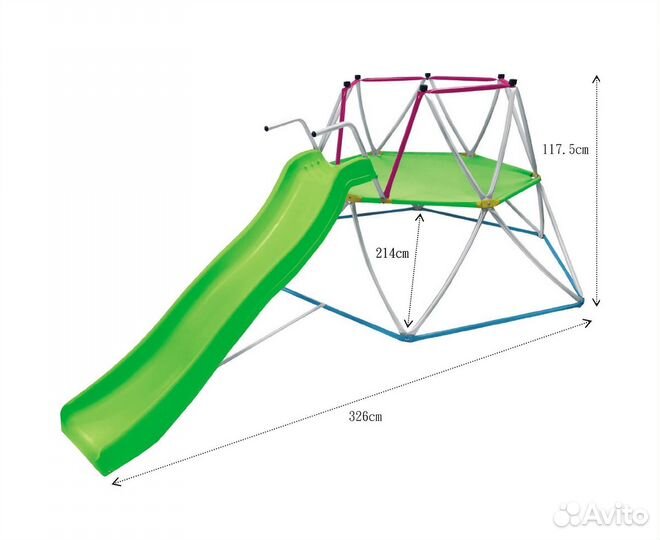 Детский комплекс с горкой DFC SC-01