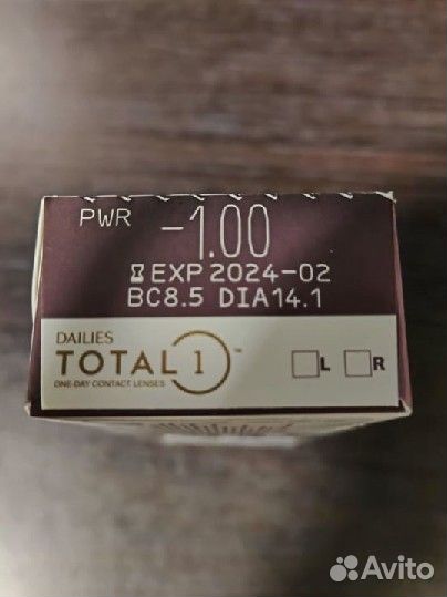 Alcon Линзы контактные dailies Total -1.00