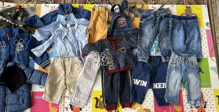 Вещи пакетом на мальчика 74 80 hm