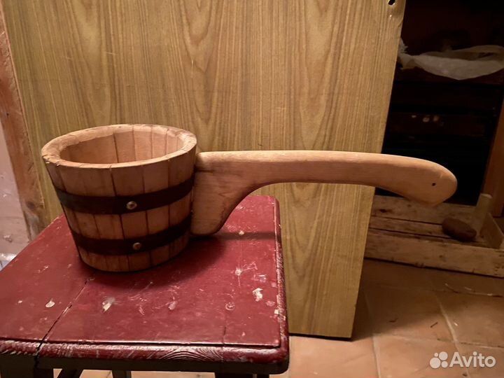 Ковши, запарник, шайка для бани