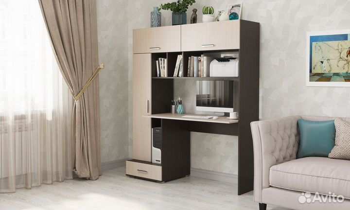 Стол новый пкс-1 Венге/Дуб Белфорт