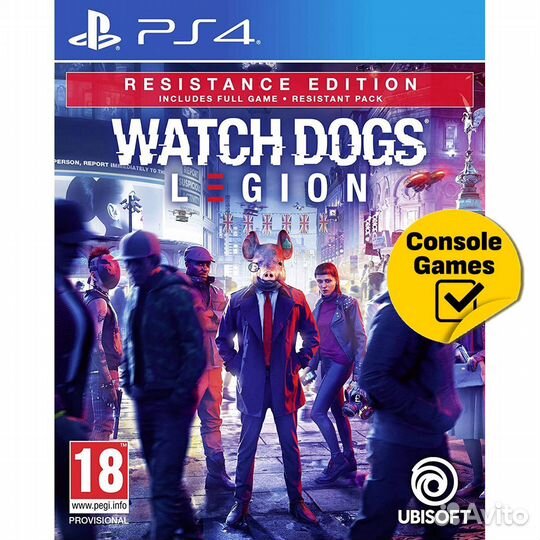 PS4 Watch Dogs Legion Resistance Edition Новый