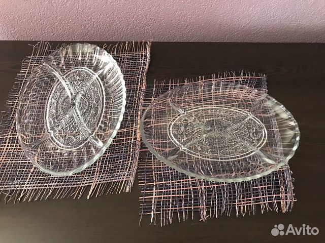 Набор менажниц стеклянных 2 шт