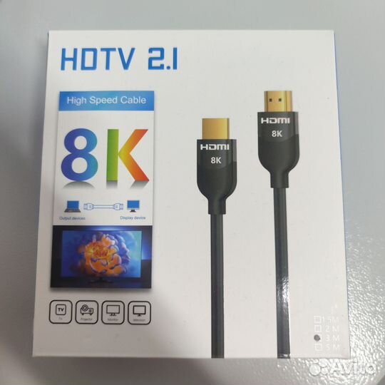 Кабель hdmi-hdmi 2.1 (1080p,2K,4K,8k), на 1,5/3/5м