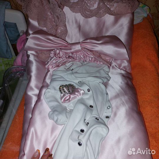 Конверт на выписку весна осень для девочки