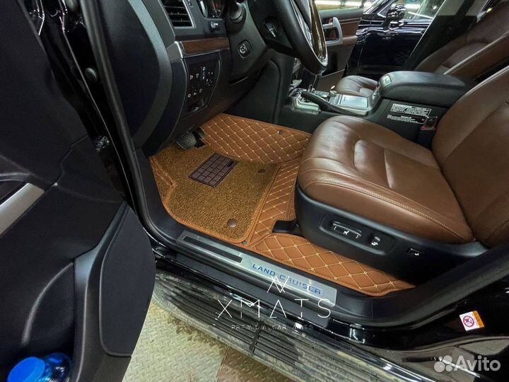 Коврики из экокожи для Toyota Land Cruiser 200