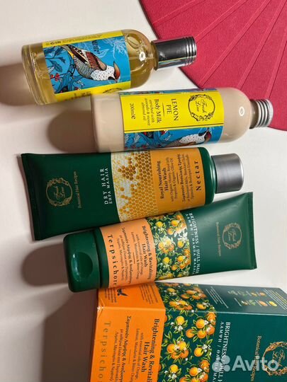 Fresh line шампуни лосьон спрей-духи набором