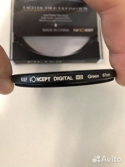 Фильтр для камеры K&F Concept 67mm green