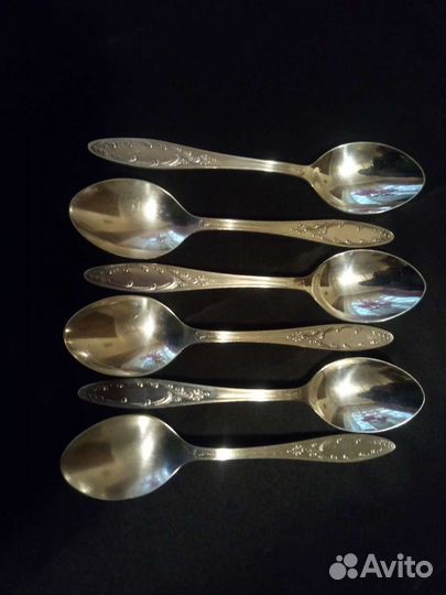 Мельхиоровые столовые ложки СССР