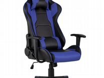 Кресло игровое topchairs virage черно белое