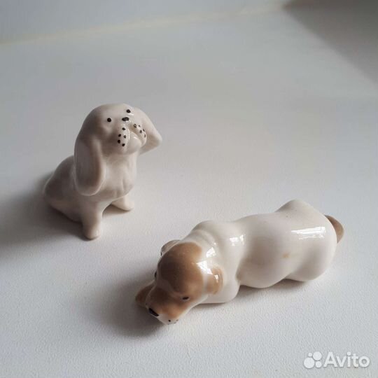 Фарфоровые статуэтки зверей лфз, СССР