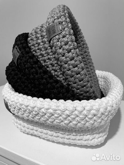 Набор интерьерных корзинок из 3-х предметов