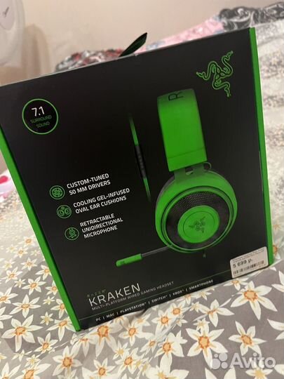 Игровые наушники razer