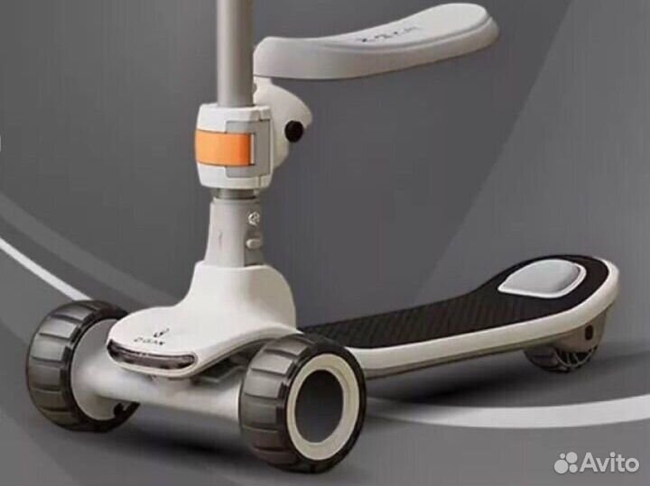 Новый музыкальный/подсветка Самокат 3в1