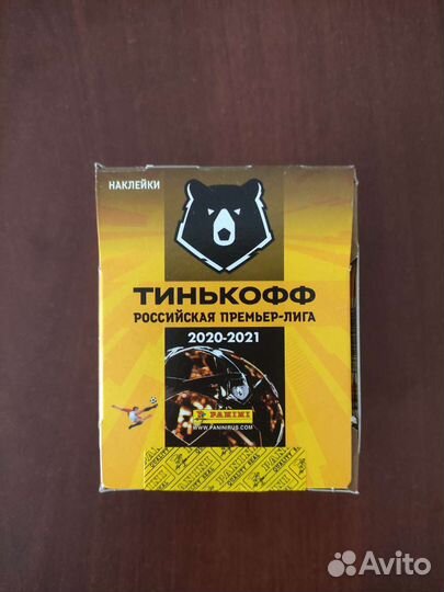 Наклейки panini рпл 2020-2021 1 блок(50 пакетиков)