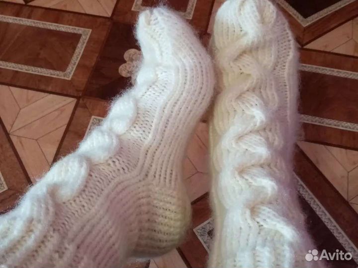 Носки вязанные