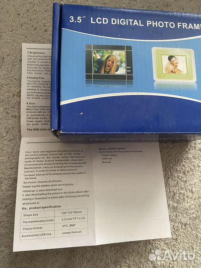 Цифровая фоторамка lcd 3.5