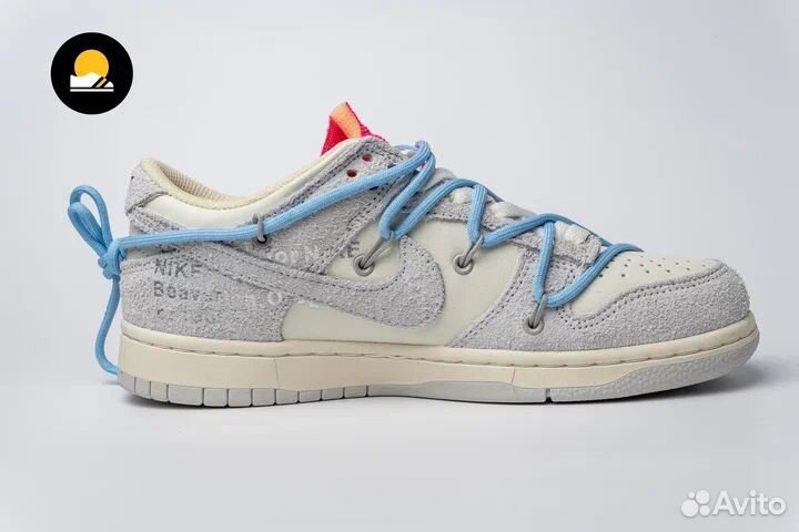 Кроссовки Nike Dunk Low Off-White - Lot 38