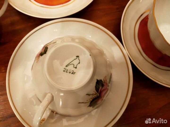 Фарфоровый чайный сервиз Дулёво