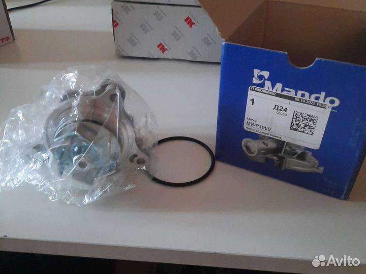 Помпа, насос водяной hyundai solaris