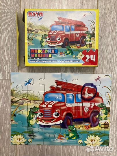 Пазлы для малышей пакетом puzzle