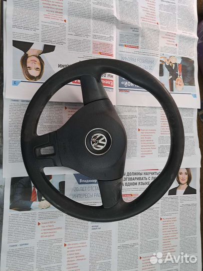 Руль с подушкой жетта 6