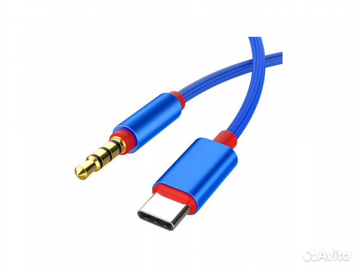Переходник USB Type-C - Mini Jack 3,5 мм(1 м)