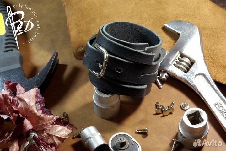 Кожаный браслет (набор) мужской и женский