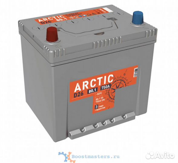 Аккумулятор arctic 80A (D26R) R