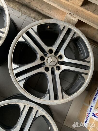 Литые диски r17 на mercedes бу