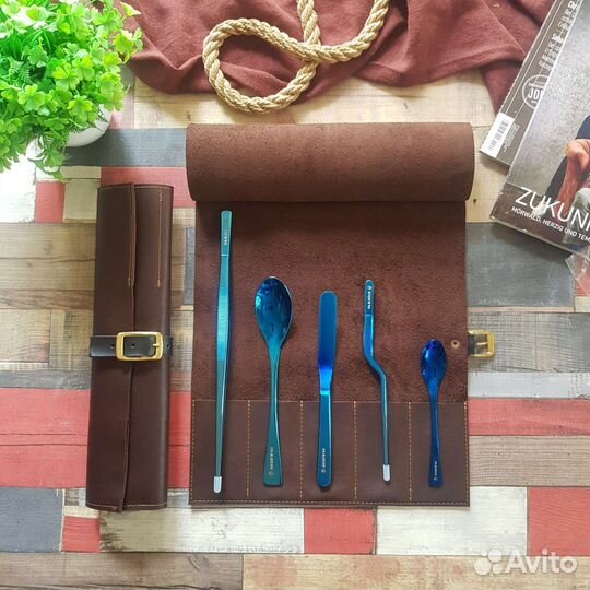 Поварской набор пинцет, лопатка, кнельные ложки