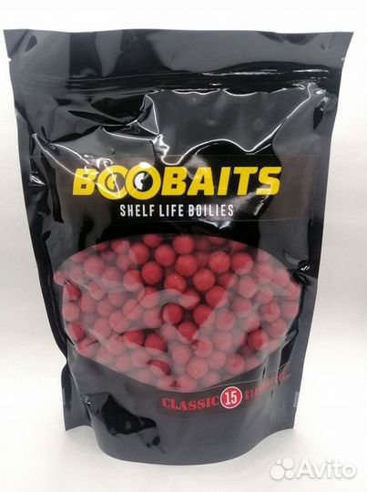 Бойлы Тонущие BooBaits Слива, Кукуруза, Клубника