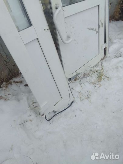 Пластиковые двери пвх бу