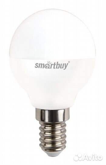 Лампа Smartbuy LED шар P45 5W 3000K E14 шар (2728