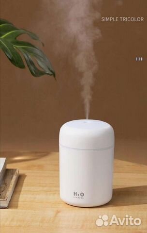 Увлажнитель воздуха, белый, мини