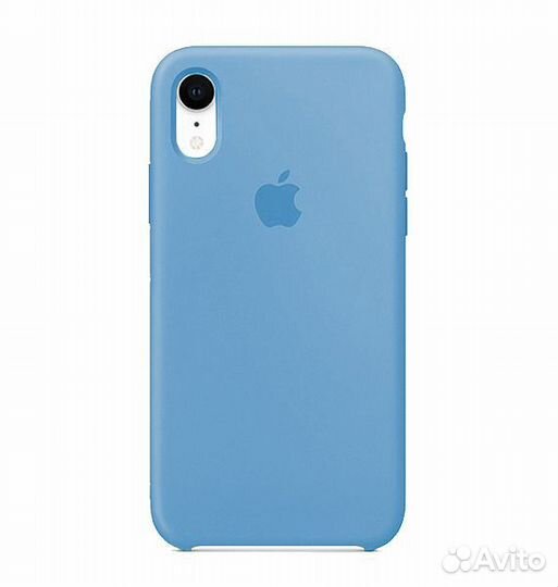 Чехол силиконовый для iPhone XR Голубой