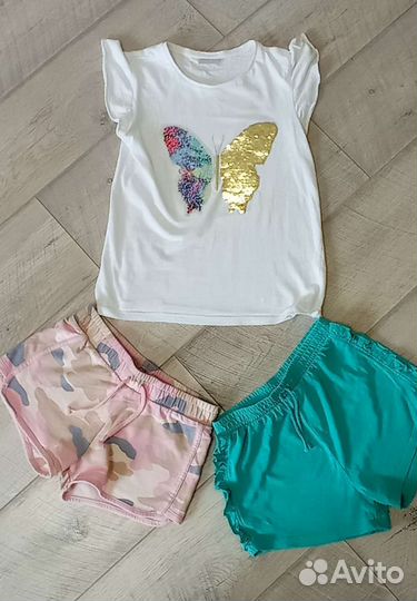 Пакет летней одежды для девочки 9-10 лет