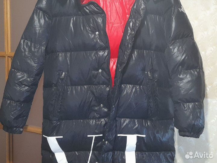 Пуховик Moncler Valentino длинный