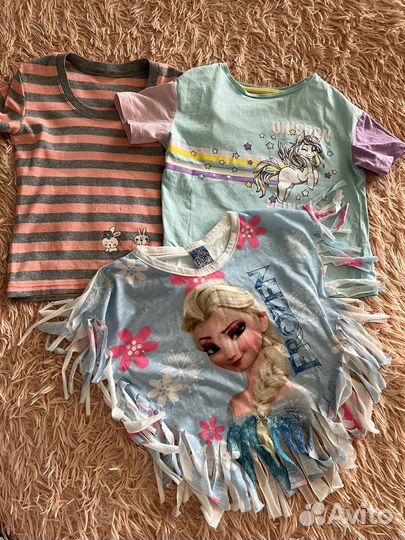 Детская одежда для девочек пакетом 116-122