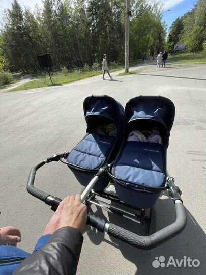 Люлька к коляске для двойни bumbleride indie twin
