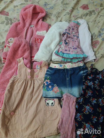 Вещи пакетом на девочку 92 98