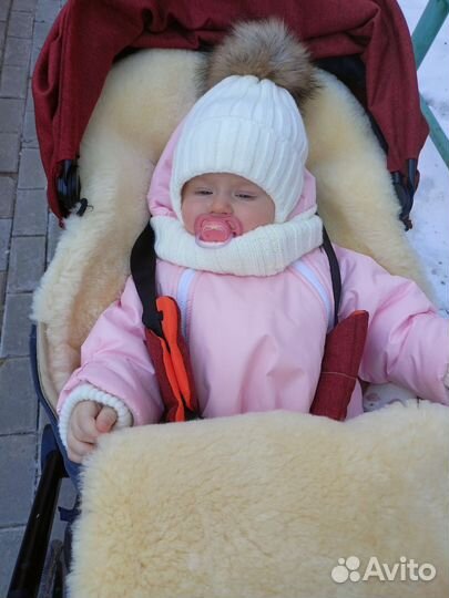 Конверт в коляску из овчины mansita Toscana