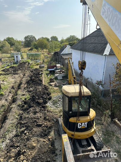 Услуги мини экскаватора, земляные работы