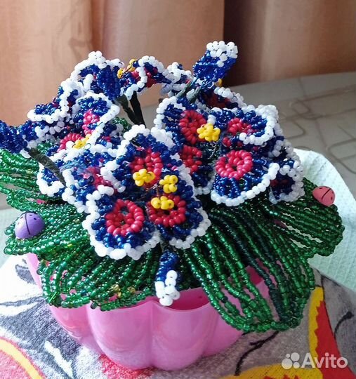 Цветы и деревья из бисера