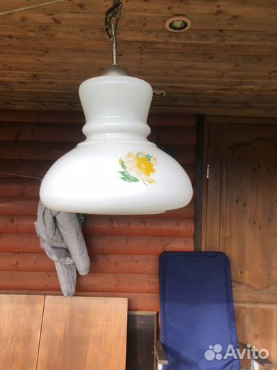 Винтажный подвесной светильник СССР