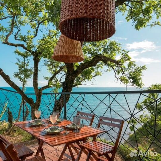 Абажур ручной работы из эко-лозы