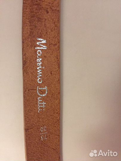Ремень кожаный massimo dutti