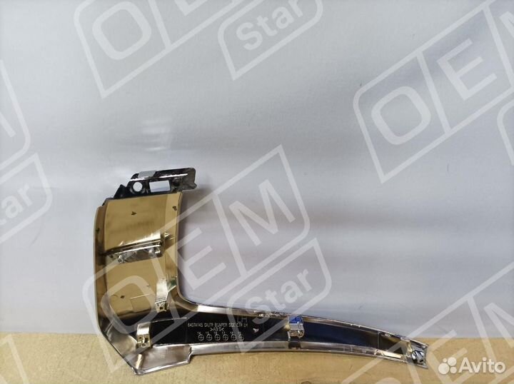 Накладка переднего бампера Митсубиси Аутлендер