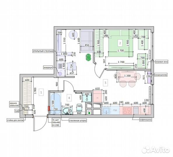 Планировочное решение