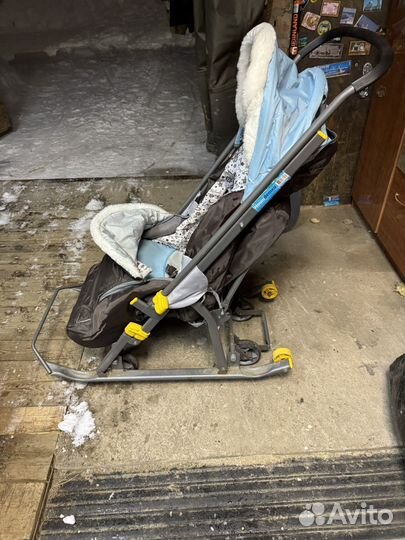 Коляска санки